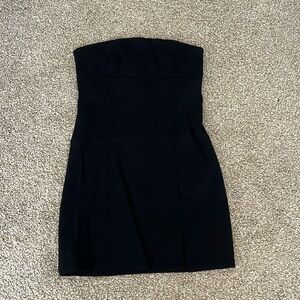 Kendall & Kylee strapless dress with small slit